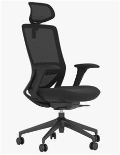 Кресло KRESLALUX SWIFT GHB BLACK, офисное, компьютерное