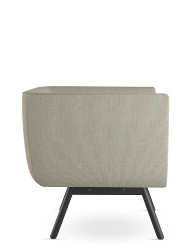 Кресло посетителя LD SEATING NIDO NI-K1-L-N1 тканевое
