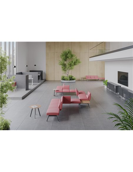 Кресло посетителя LD SEATING NIDO NI-K1-H-N1 тканевое