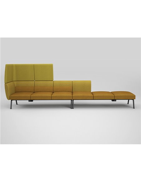 Кресло посетителя LD SEATING NIDO NI-K1-H-N1 тканевое