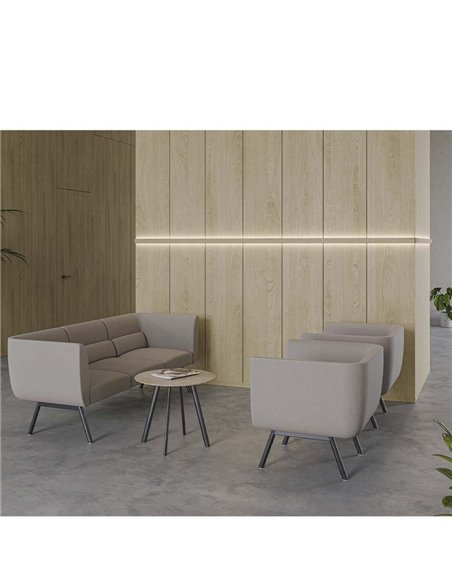 Кресло посетителя LD SEATING NIDO NI-K2-L-N1 тканевое
