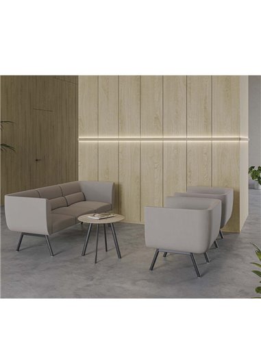 Кресло посетителя LD SEATING NIDO NI-K3-L-N1 тканевое
