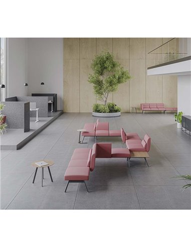 Кресло посетителя LD SEATING NIDO NI-K3-L-N1 тканевое