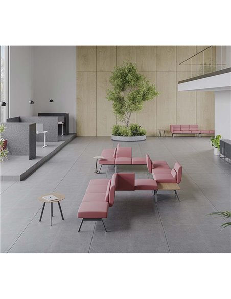 Кресло посетителя LD SEATING NIDO NI-K3-L-N1 тканевое