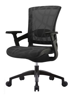 Кресло COMFORT SEATING SKATE (SKTA-W-LAM) для оператора, черный цвет
