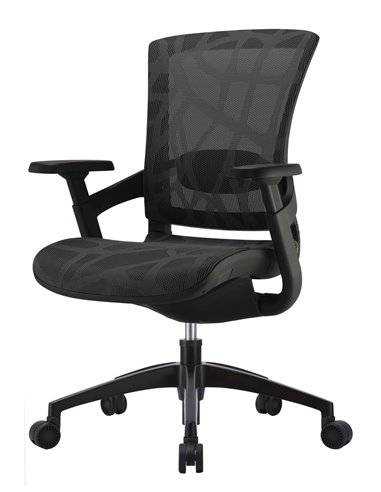 Кресло COMFORT SEATING SKATE (SKTA-W-LAM) для оператора, черный цвет