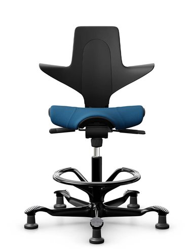 Кресло HAG CAPISCO PULS 8020 Black, эргономичное, с подставкой под ноги