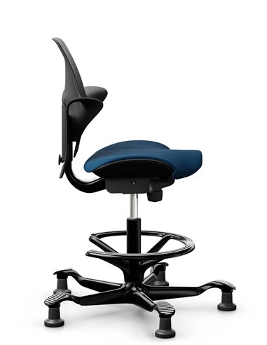 Кресло HAG CAPISCO PULS 8020 Black, эргономичное, с подставкой под ноги