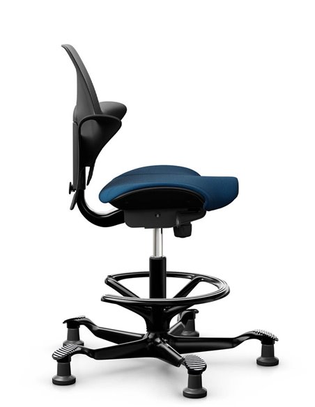 Кресло HAG CAPISCO PULS 8020 Black, эргономичное, с подставкой под ноги