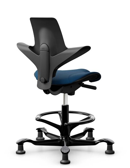 Кресло HAG CAPISCO PULS 8020 Black, эргономичное, с подставкой под ноги