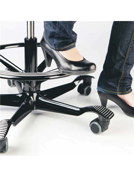 Кресло HAG CAPISCO PULS 8020 Black, эргономичное, с подставкой под ноги