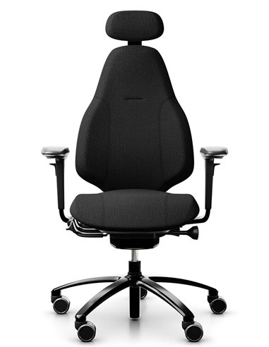 Кресло FLOKK RH MEREO 220 BLACK эргономичное, новозеландская шерсть SELECT (GABRIEL)