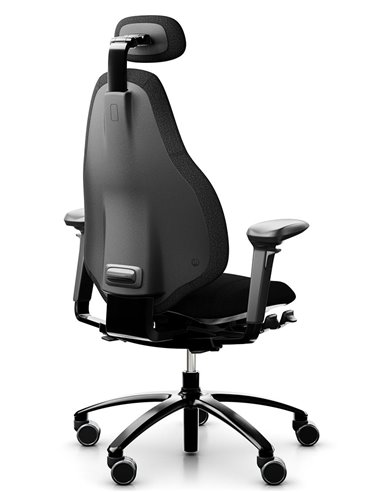 Кресло FLOKK RH MEREO 220 BLACK эргономичное, новозеландская шерсть SELECT (GABRIEL)