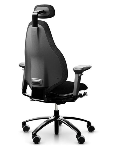 Кресло FLOKK RH MEREO 220 BLACK эргономичное, новозеландская шерсть SELECT (GABRIEL)