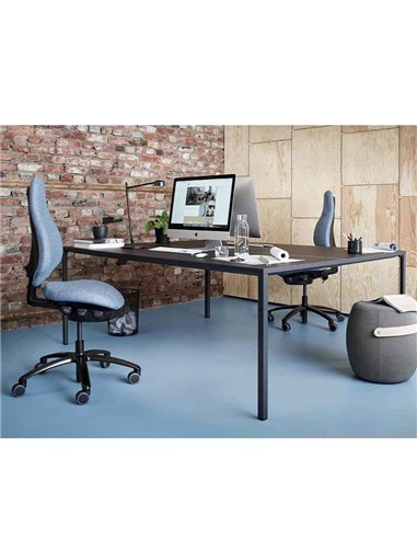 Кресло FLOKK RH MEREO 220 BLACK эргономичное, новозеландская шерсть SELECT (GABRIEL)