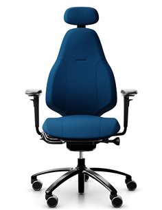 Кресло FLOKK RH MEREO 220 BLACK эргономичное, новозеландская шерсть SELECT (GABRIEL)