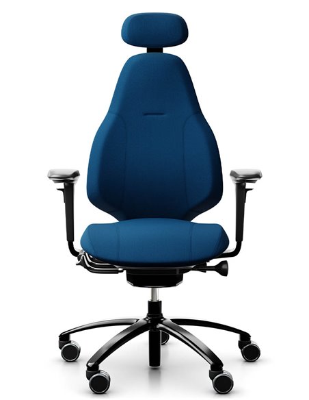 Кресло FLOKK RH MEREO 220 BLACK эргономичное, новозеландская шерсть SELECT (GABRIEL)