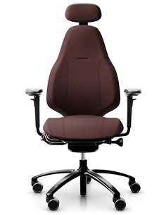 Кресло FLOKK RH MEREO 220 BLACK эргономичное, новозеландская шерсть SELECT (GABRIEL)