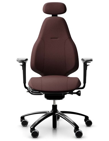 Кресло FLOKK RH MEREO 220 BLACK эргономичное, новозеландская шерсть SELECT (GABRIEL)