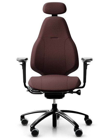 Кресло FLOKK RH MEREO 220 BLACK эргономичное, новозеландская шерсть SELECT (GABRIEL)