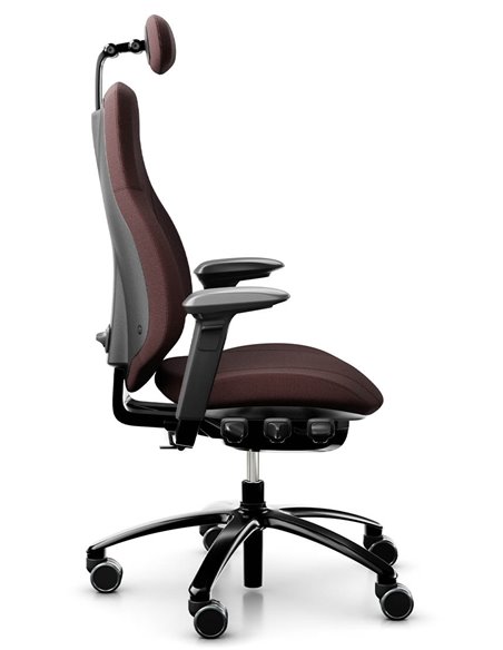 Кресло FLOKK RH MEREO 220 BLACK эргономичное, новозеландская шерсть SELECT (GABRIEL)