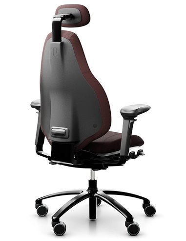 Кресло FLOKK RH MEREO 220 BLACK эргономичное, новозеландская шерсть SELECT (GABRIEL)