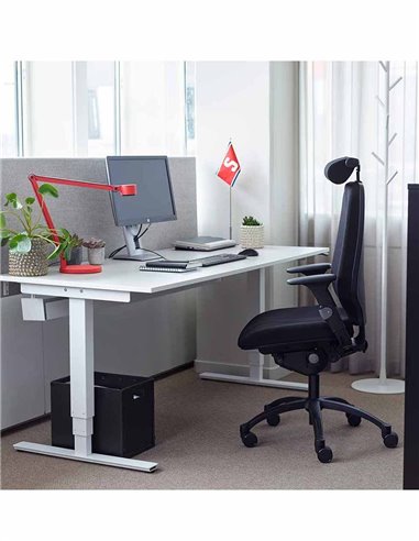Кресло FLOKK RH MEREO 220 BLACK эргономичное, новозеландская шерсть SELECT (GABRIEL)