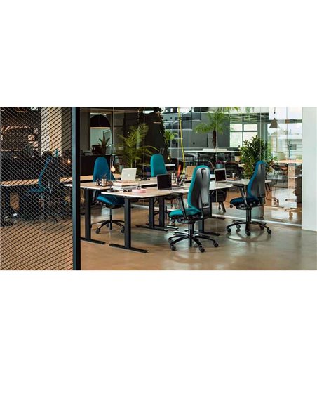 Кресло FLOKK RH MEREO 220 BLACK эргономичное, новозеландская шерсть SELECT (GABRIEL)