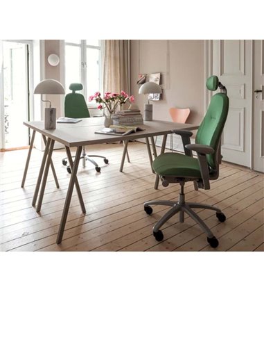 Кресло FLOKK RH MEREO 220 BLACK эргономичное, новозеландская шерсть SELECT (GABRIEL)