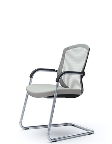 Кресло Okamura Contessa Guest chair Polished для посетителей, на полозьях