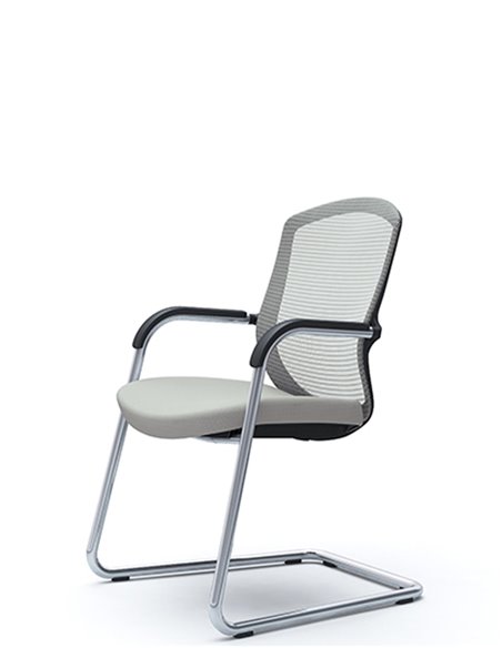 Кресло Okamura Contessa Guest chair Polished для посетителей, на полозьях