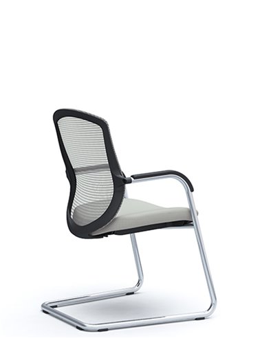 Кресло Okamura Contessa Guest chair Polished для посетителей, на полозьях