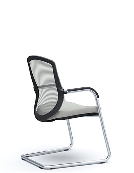 Кресло Okamura Contessa Guest chair Polished для посетителей, на полозьях