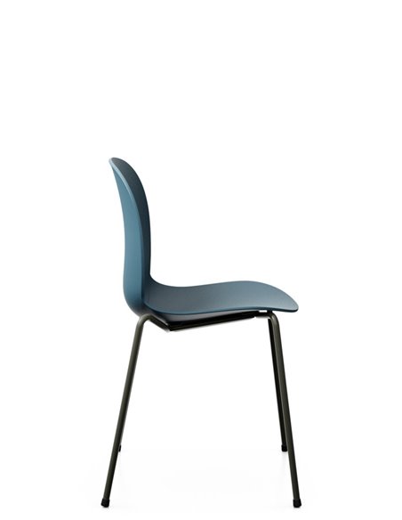 Кресло PROFIM NOOR 4-LEGS 6050 TEAL BLUE, для посетителя
