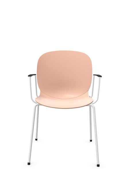 Кресло PROFIM NOOR 4-LEGS 6050 ROSE, для посетителя, с подлокотниками