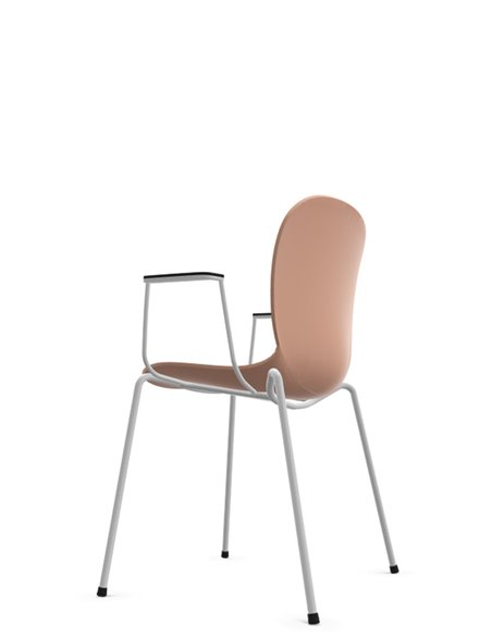 Кресло PROFIM NOOR 4-LEGS 6050 ROSE, для посетителя, с подлокотниками