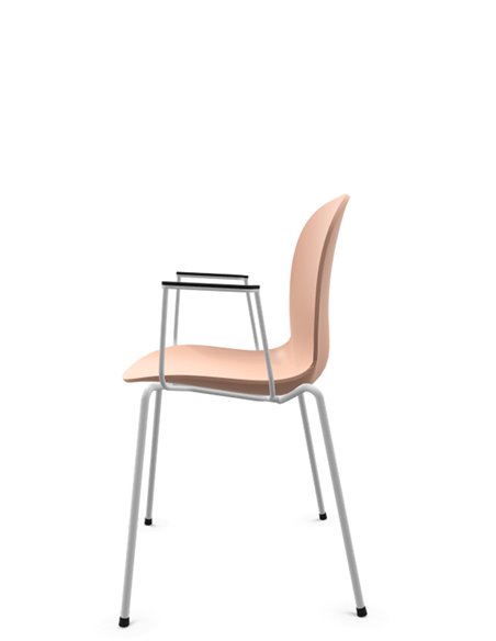 Кресло PROFIM NOOR 4-LEGS 6050 ROSE, для посетителя, с подлокотниками