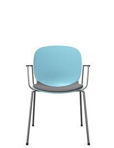 Кресло PROFIM NOOR 4-LEGS 6050S SKY, для посетителя, с подлокотниками