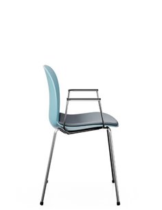 Кресло PROFIM NOOR 4-LEGS 6050S SKY, для посетителя, с подлокотниками 2