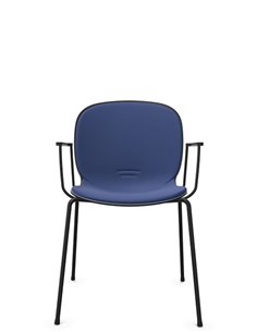 Кресло PROFIM NOOR 4-LEGS 6050SB GRAPHITE, для посетителя, с подлокотниками
