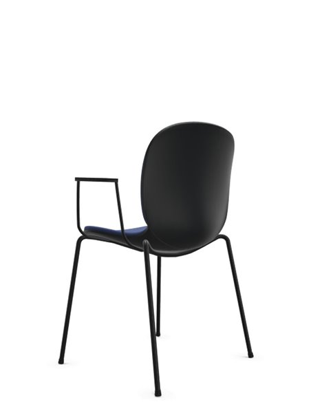 Кресло PROFIM NOOR 4-LEGS 6050SB GRAPHITE, для посетителя, с подлокотниками
