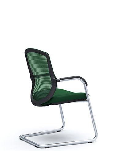 Кресло Okamura Contessa Guest chair Polished для посетителей, на полозьях