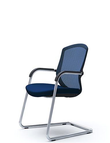 Кресло Okamura Contessa Guest chair Polished для посетителей, на полозьях