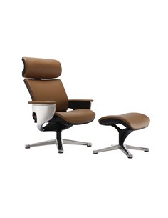Кресло-реклайнер NUVEM LOUNGE BROWN для дома