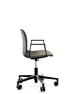 Кресло PROFIM NOOR FOOTBASE 6070S BLACK, с подлокотниками 2