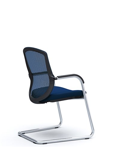 Кресло Okamura Contessa Guest chair Polished для посетителей, на полозьях