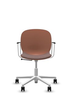 Кресло PROFIM NOOR FOOTBASE 6070S WHITE, с подлокотниками