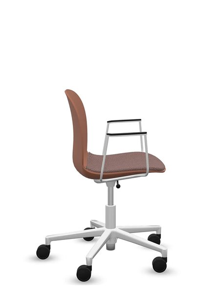 Крісло PROFIM NOOR FOOTBASE 6070S WHITE, з підлокітниками