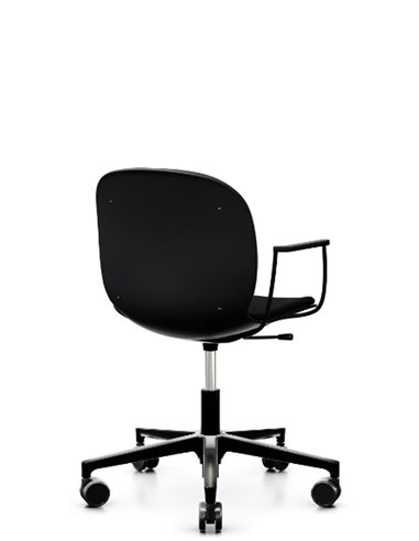 Кресло PROFIM NOOR FOOTBASE 6070SB BLACK, с подлокотниками