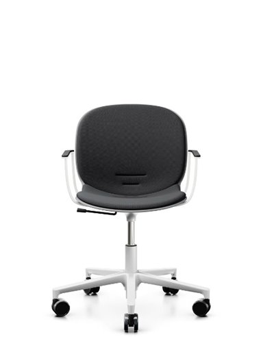 Кресло PROFIM NOOR FOOTBASE 6070SB WHITE, с подлокотниками